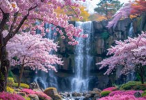 Парк в Атами (Сакура - весна)