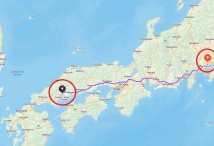 Хиросима на карте