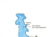 Отель SUN SIYAM IRU FUSHI 5* относительно Мале на карте