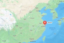 Город Шанхай на карте Яндекс