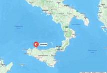 Сицилия на карте Италии (Яндекс)