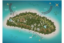 SUN SIYAM IRU FUSHI 5* - расположение на курорте