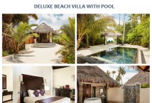 Отель SUN SIYAM IRU FUSHI 5* - DELUXE BEACH VILLA WITH POOL