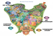 карта Парк Wald Disney Studios Paris